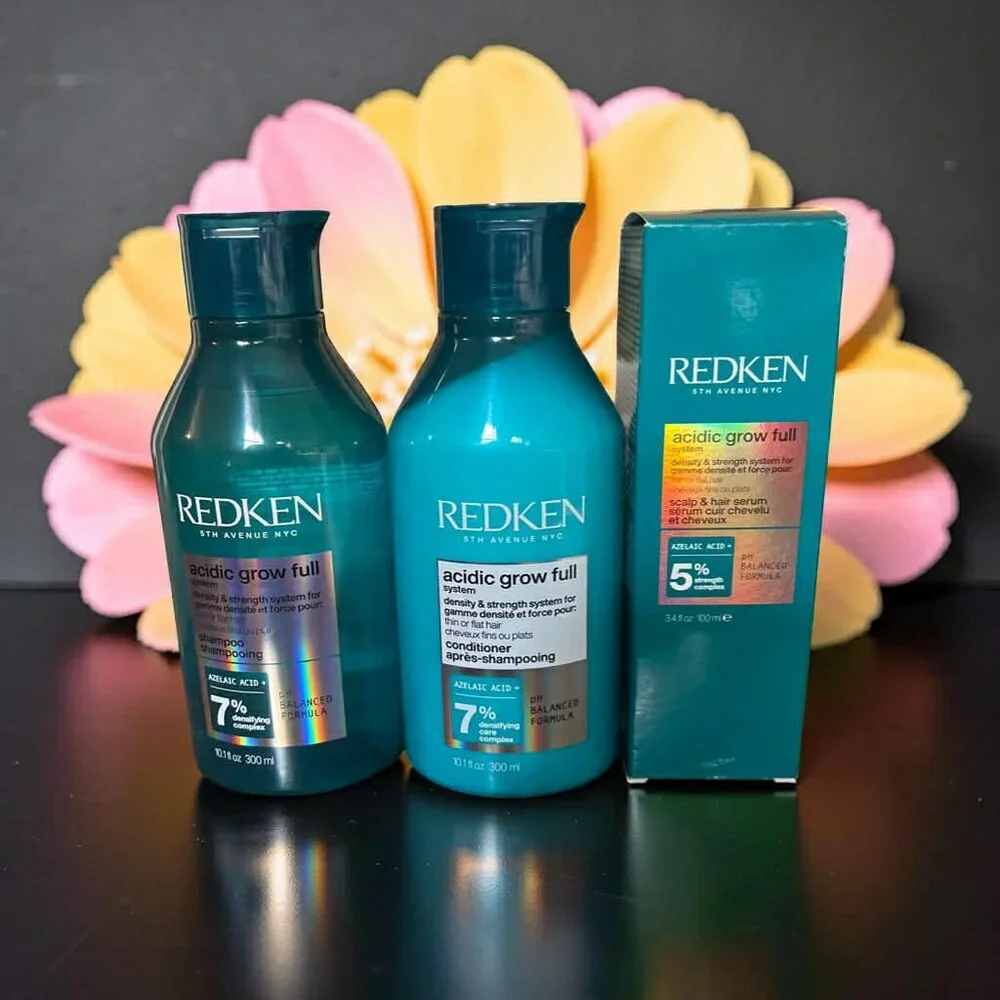 Redken Acidic Grow Full System Shampoo Conditioner Scalp Hair Serum 10.1 oz